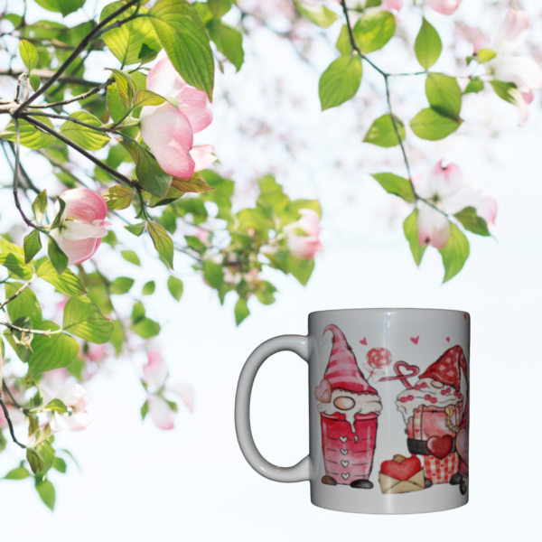 Mug gnome blanc love – Image 2