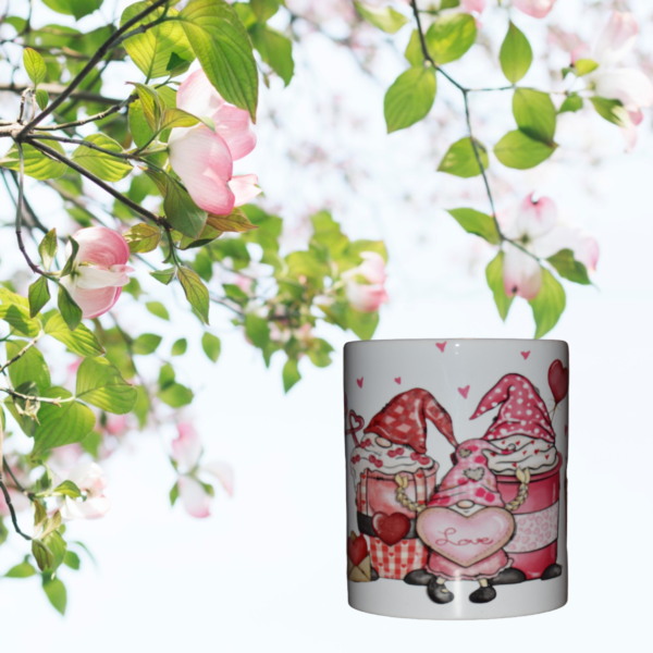 Mug gnome blanc love