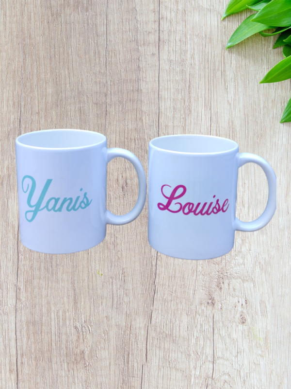 Mug blanc à personnaliser – Image 2
