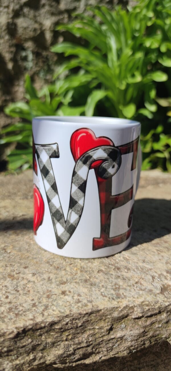 Mug blanc Love – Image 4