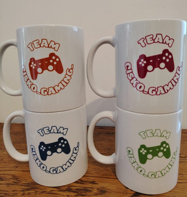Mug blanc logo cisko gaming – Image 2