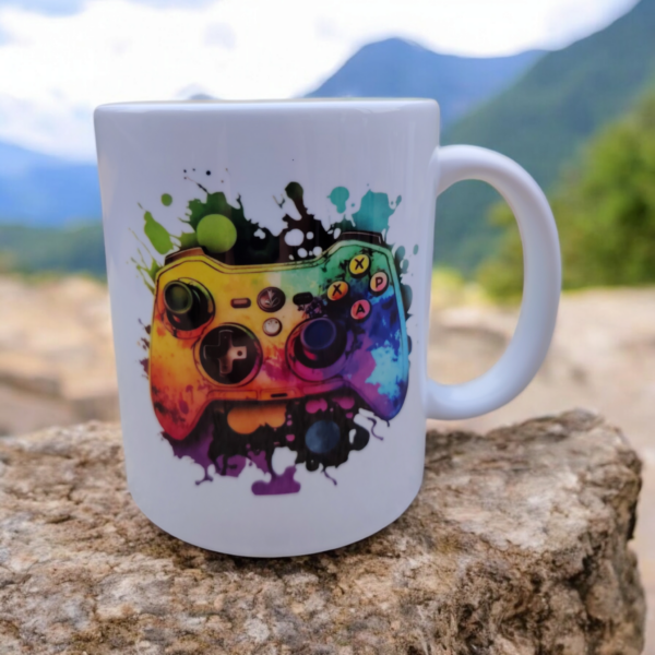 Mug blanc manette – Image 2