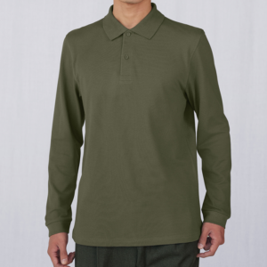 Polo manches longues pro impression comprise DTF