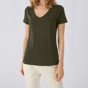 T-shirt Femme col V pro impression comprise DTF