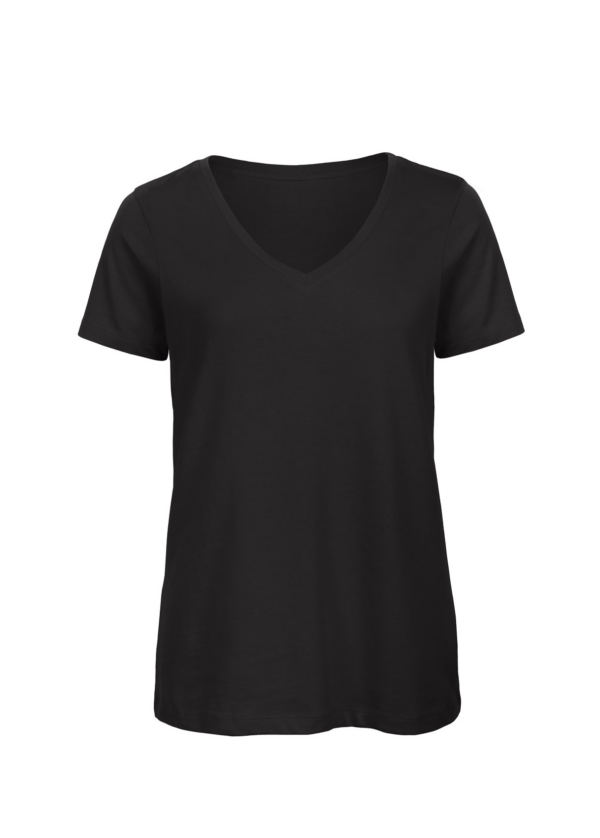 T-shirt Femme col V pro impression comprise DTF – Image 2